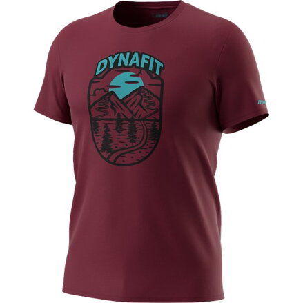 Pánske tričko Dynafit Graphic Cotton burgundy HORIZON 6561 XL